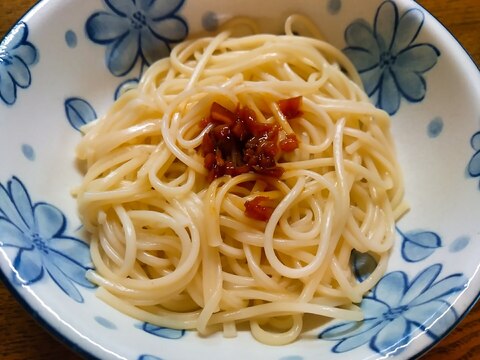 食べるラー油味噌素麺